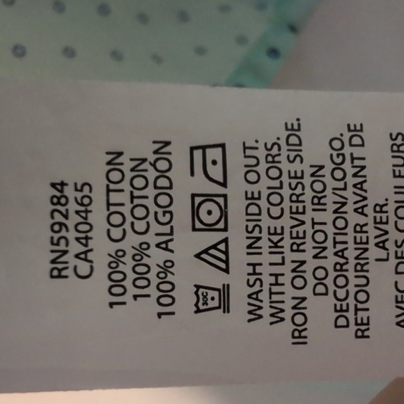 Mint Green Polka Dot Kids Button Down Size 5/6 - Picture 5 of 5